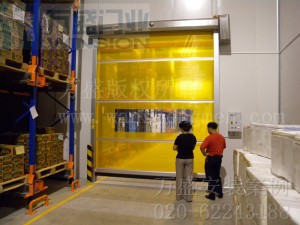 东莞徐福记食品有限公司快速卷门安装案例