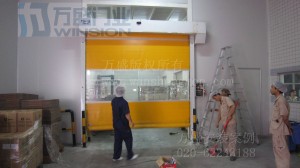 浙江加多宝饮料有限公司快速卷门安装案例