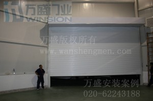 广东加多宝饮料有限公司快速卷门安装案例