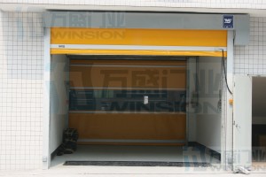 机械设备行业快速卷门安装案例