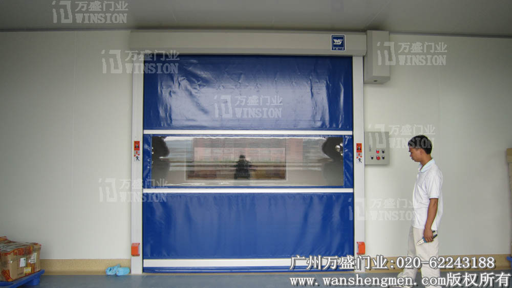 广东汤臣防火快速卷帘门案例